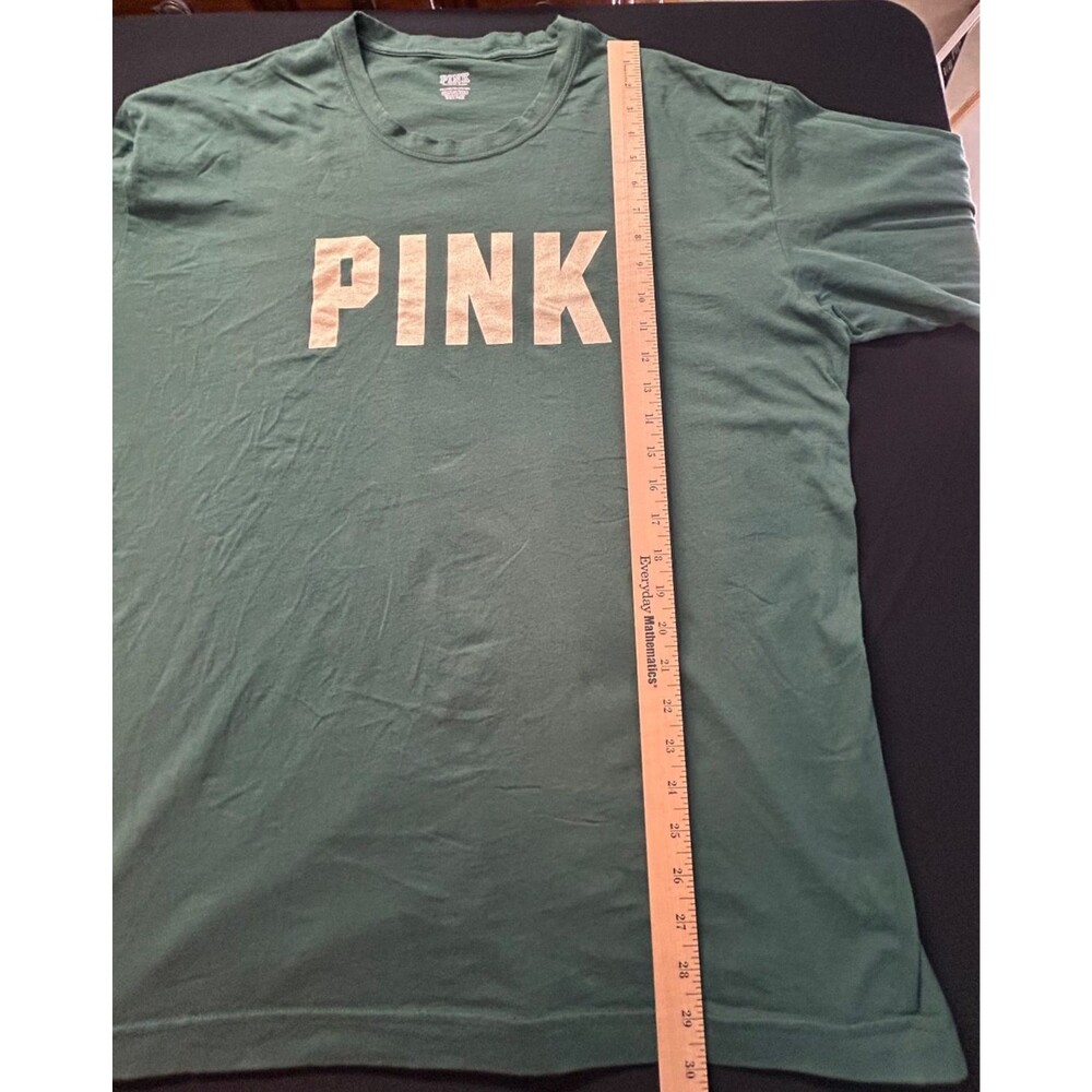 NWOT Victorias Secret PINK XXL Campus Tee Long Sleeve Bold Chest Logo Shirt 2X - Picture 6 of 7